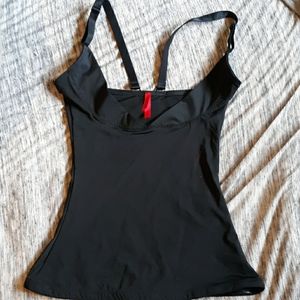 Spanx power concealer tank top open bust medium 8